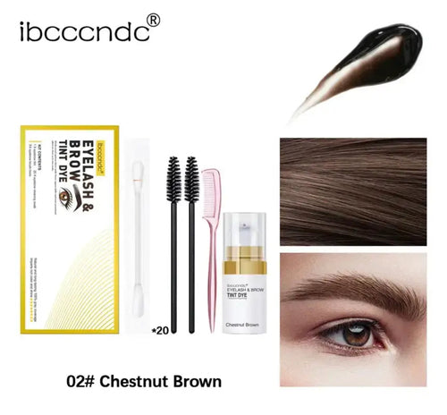 Eyebrow and Lash Tint | Long-Lasting Color for Defined Brows and